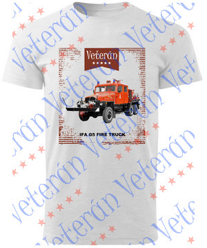 Veterán autós  póló  - IFA G5 tűzoltóautó (Fire truck)