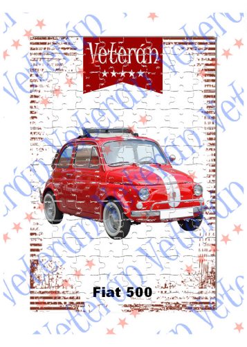 Veterán autós kirakó - Fiat 500