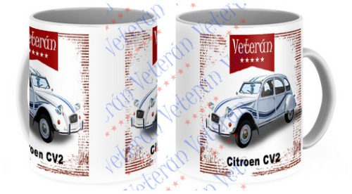 Veterán autós bögre - Citroen CV2