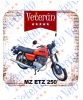 Veterán motoros poháralátét - MZ ETZ 250