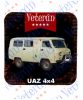 Veterán autós poháralátét - UAZ 4x4