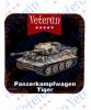 Veterán tankos poháralátét - Tigris tank