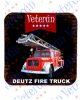 Veterán autós poháralátét - DEUTZ Tűzoltóautó (Fire truck) 