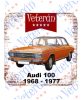 Veterán autós poháralátét - Audi 100