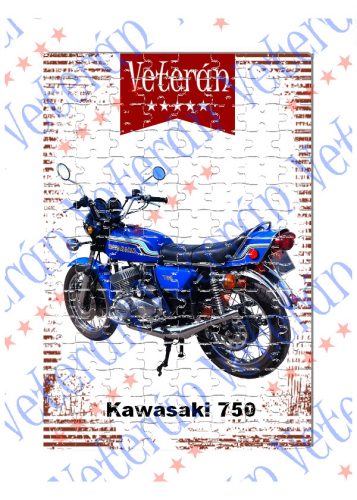 Veterán motoros kirakó - Kawasaki 750