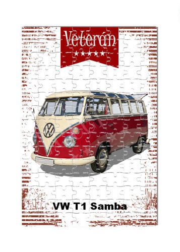 Veterán autós kirakó - VW T1 Samba