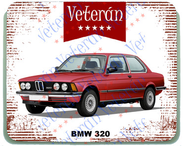 Veterán autós egérpad - BMW 320