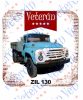 Veterán kamionos poháralátét - ZIL 130