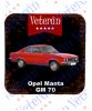 Veterán autós poháralátét - Opel Manta GM 70