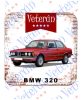 Veterán autós poháralátét - BMW 320