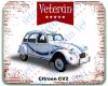 Veterán autós egérpad - Citroen CV2 fehér