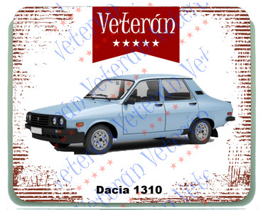 Veterán autós egérpad - Dacia 1300 kék