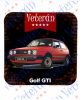 Veterán autós poháralátét - Golf GTI