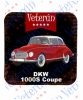 Veterán autós poháralátét - DKW 1000s Coupe