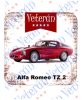 Veterán autós poháralátét - Alfa Romeo TZ 2