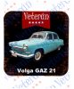 Veterán autós poháralátét - Volga GAZ 21