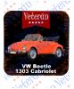 Veterán autós poháralátét - Volskwagen Beetle 1303 Cabriolet